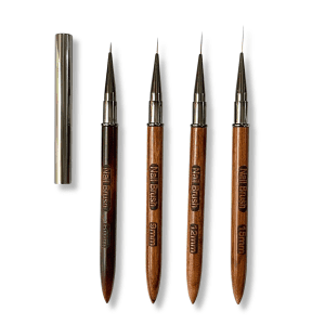 Cọ Nail Brush Chuyên Dụng Cán Gỗ 3 1 22