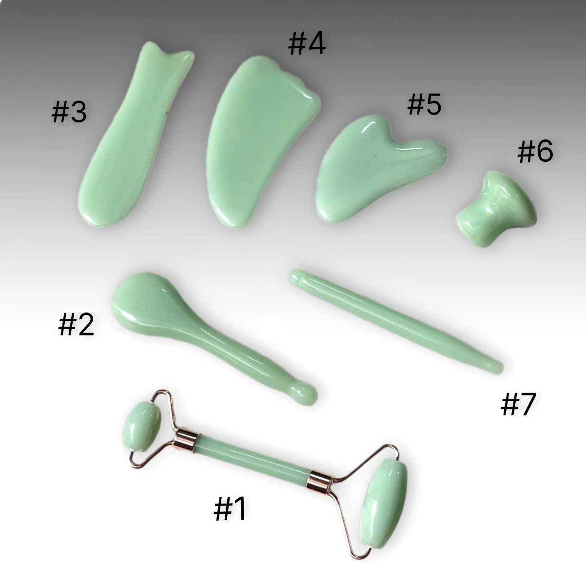 Ngọc Thạch Cạo Gió Massage Mặt