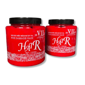 Hấp Dầu Ủ Tóc 3D VIL Đỏ 1000ml