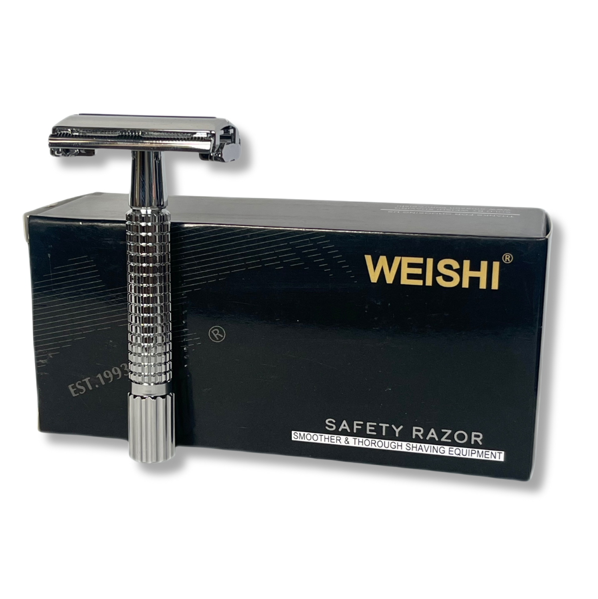 Cây Cạo Râu inox WeiShi Hộp Đen Xịn