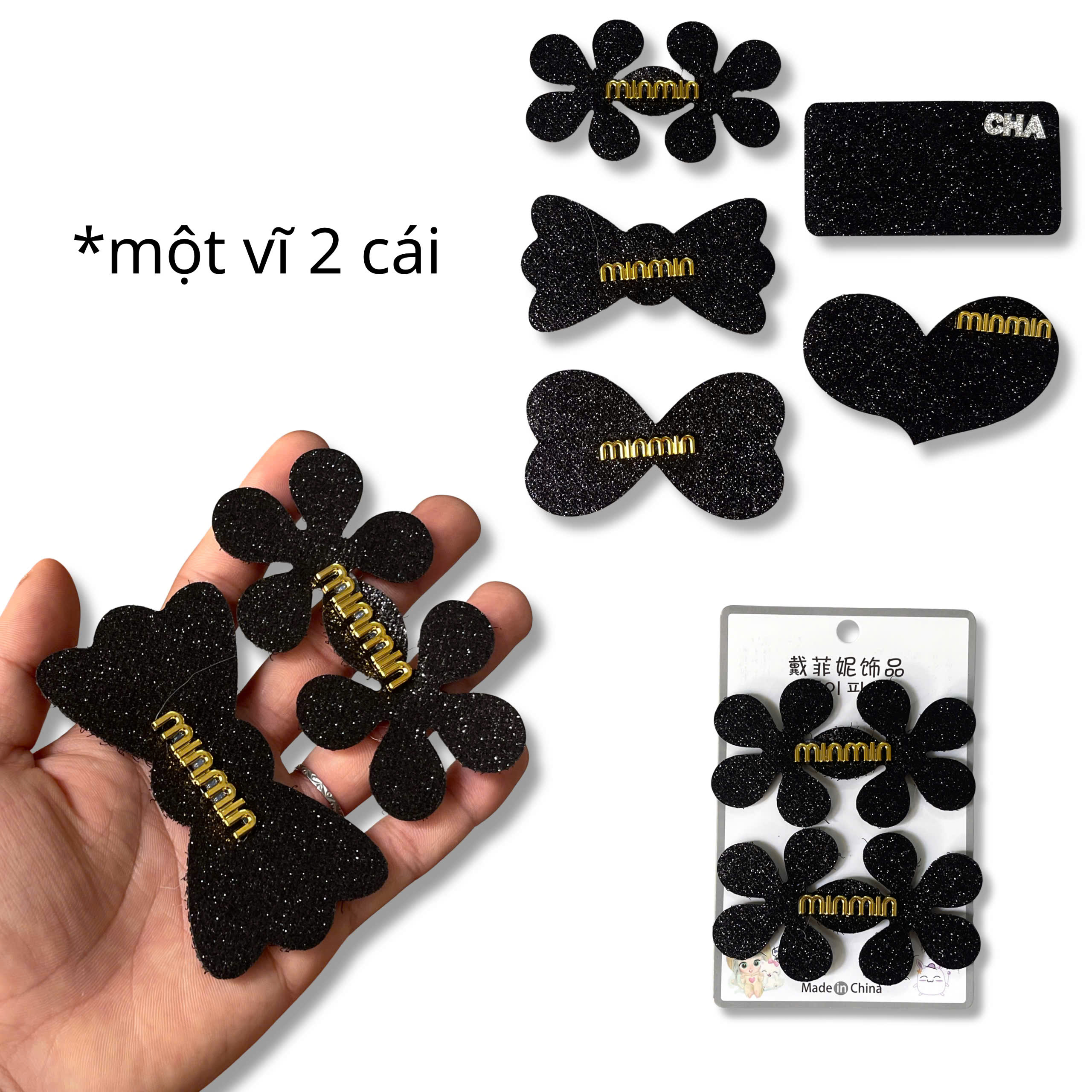 Miếng Dán Tóc Cute Barber Vĩ 2 Cái