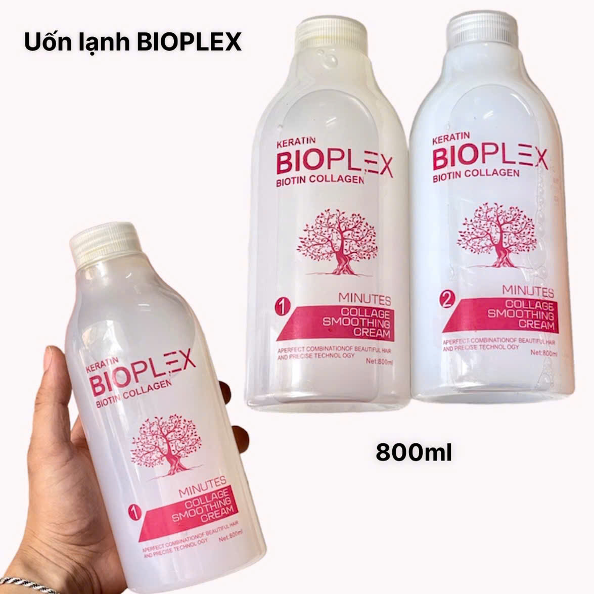 Thuốc Uốn Lạnh Keratin Bioplex Biotin Collagen