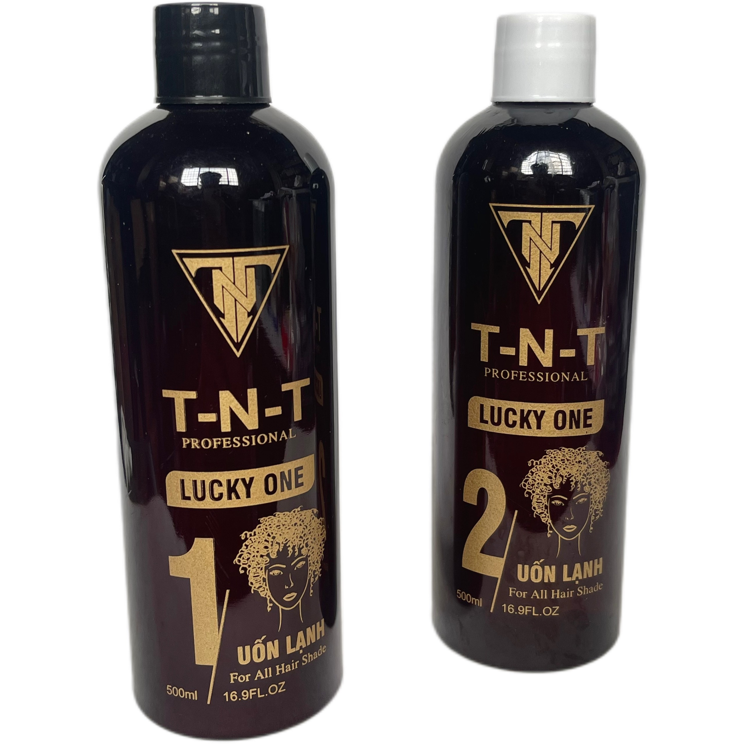 Thuốc Uốn Lạnh TNT Đen Lucky One Cặp 500ml (2)