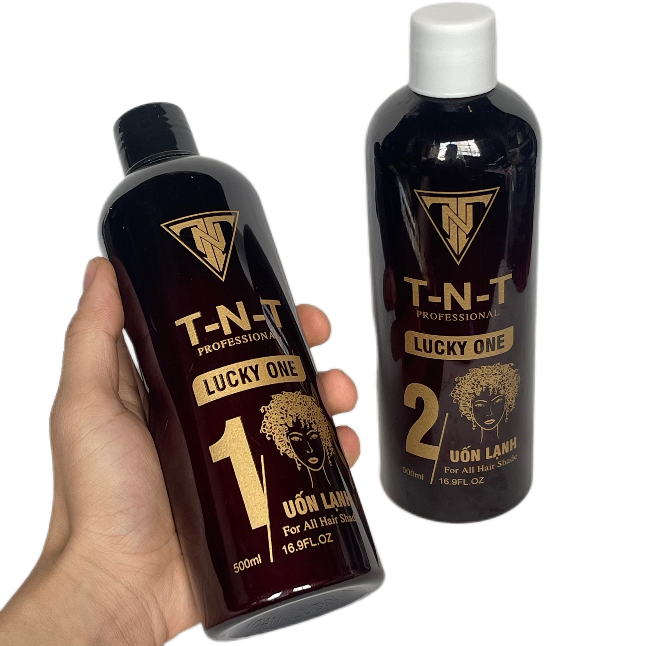 Thuốc Uốn Lạnh TNT Đen Lucky One Cặp 500ml