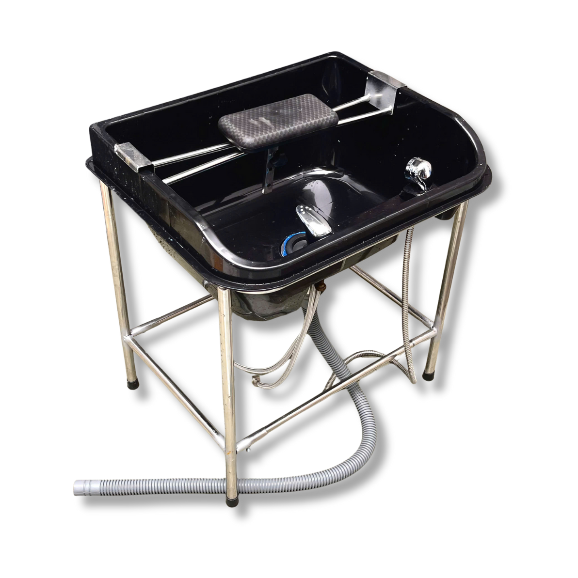 Bồn Nhựa Vuông Gội Đầu Dưỡng Sinh và Chân Inox