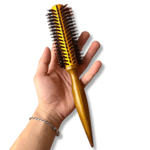 Lược Sấy Cước Nhôm Vàng Thân Gỗ 2 cuoc nhom vang 4