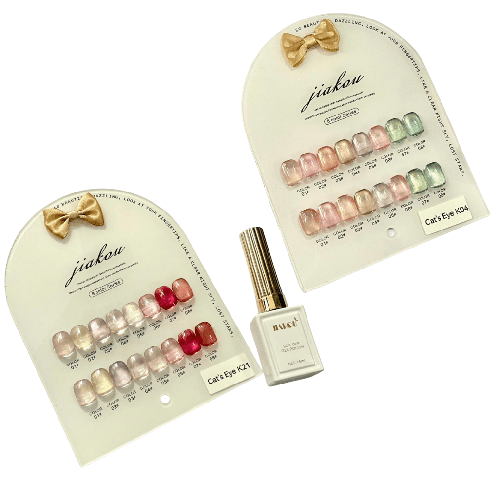 Set Sơn Mắt Mèo Bảng 8 Màu Jikou Cat Eye