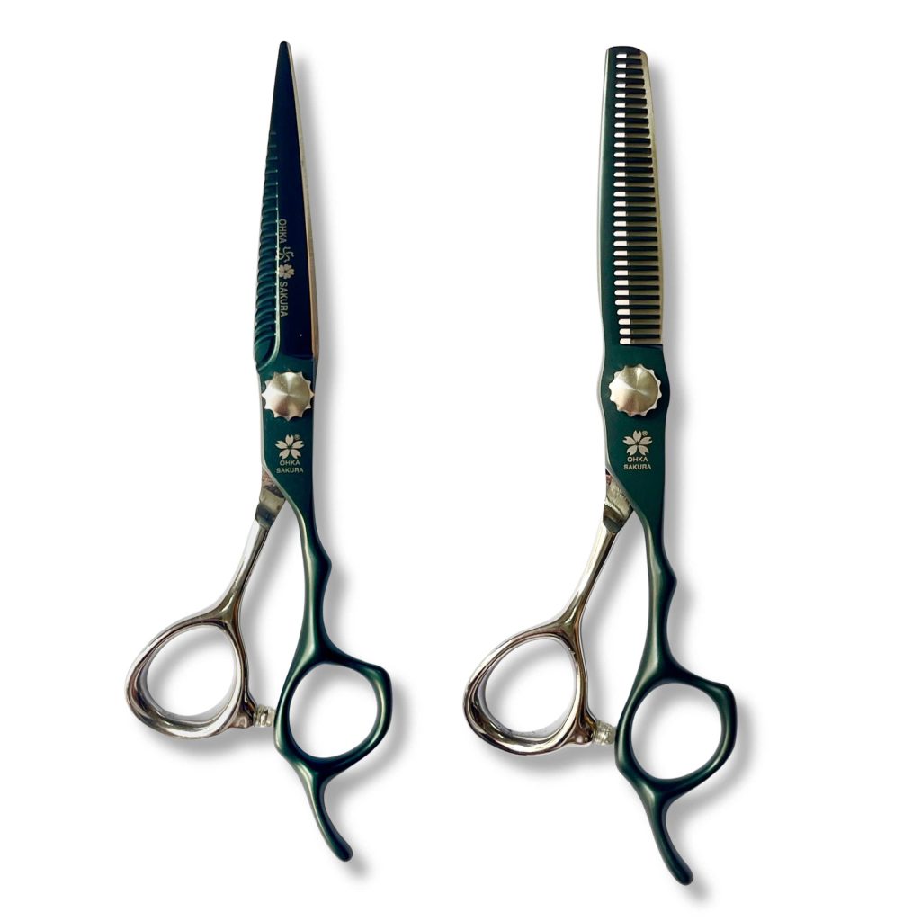 Kéo Cắt Tỉa OHKA SAKURA A6-6.0 Xanh Rêu